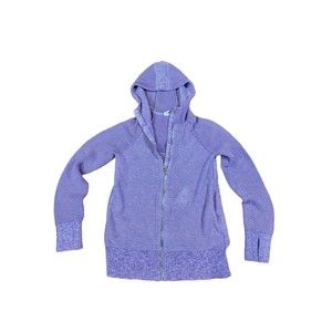 Ivivva By Lululemon Hoodie Girl's Size 14 Purple Full Zip Sweatshirt